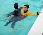 RESCUE, CASUALTY, CONSCIOUS, 4 CROSS CHEST TOW
Support the casualty on the side and assist them out 4